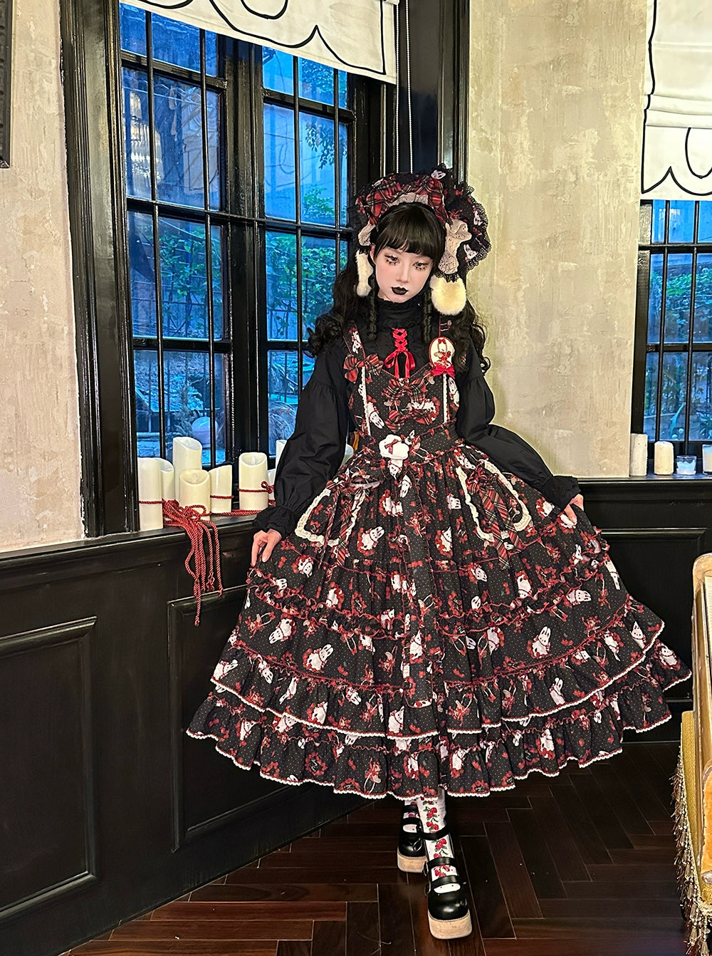 【予約販売】Sweet Berry Rabbit ジャンパースカート