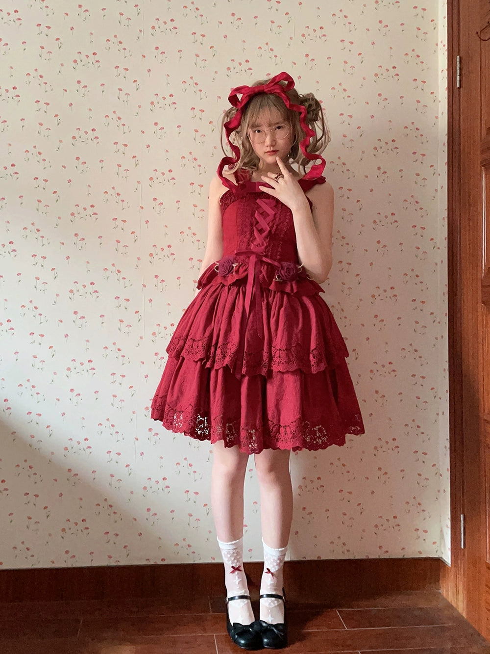 [Pre-order] Forest Rondo Lace Layer Skirt, 2-layer type