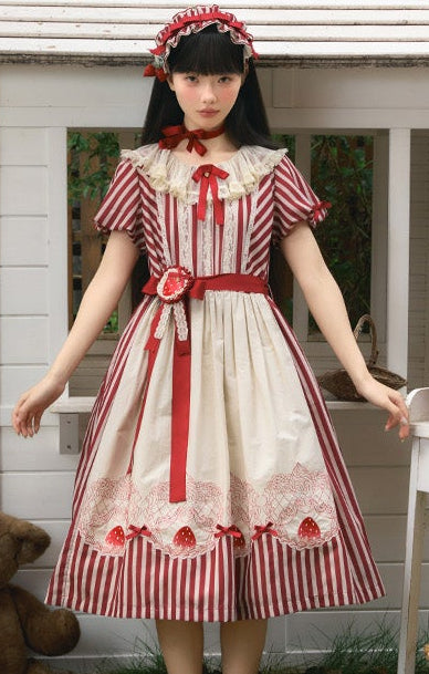 【受注予約12/18まで】Strawberry and Bear Theater ワンピース