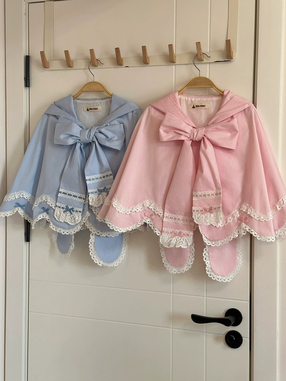 【予約販売】Antique Petal Rabbit うさ耳付きケープ