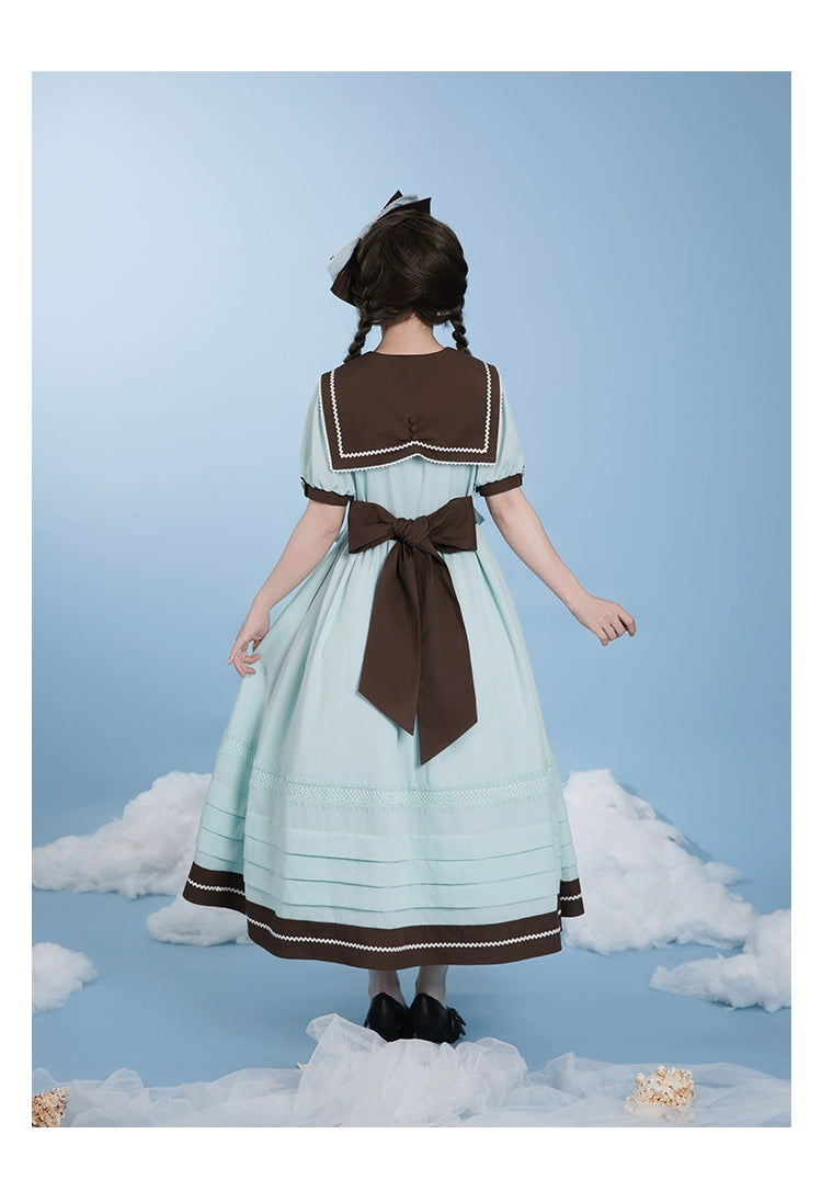 【受注予約7/23まで】Voyage Poem クラシカルマリンワンピース