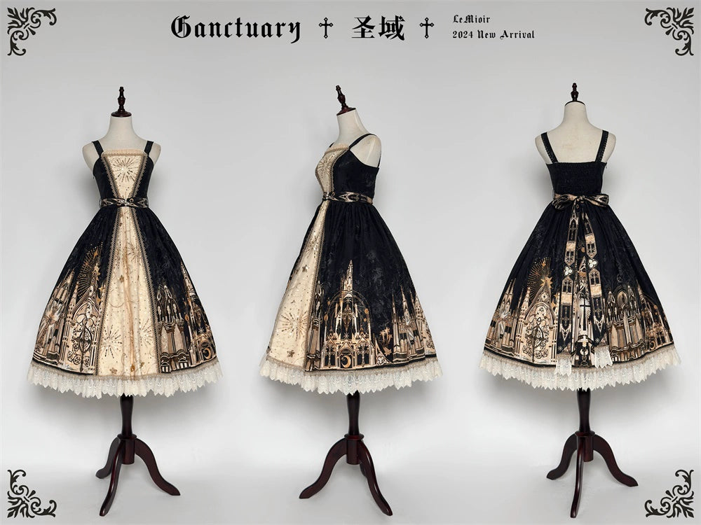 【販売期間終了】Sanctuary ゴスロリプリントジャンパースカート