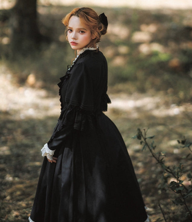 【受注予約7/31まで】Flores Ladyクラシカル花びらワンピース