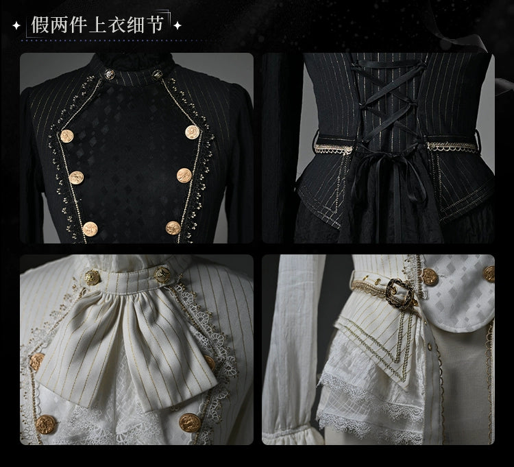 【受注予約8/21まで】Silent Battle 皇子系重ね着風ブラウス