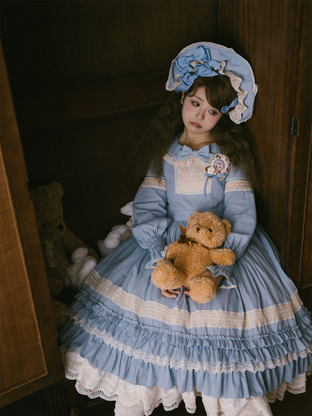【予約販売】Sweetie Sheep フリルワンピース・無地タイプ