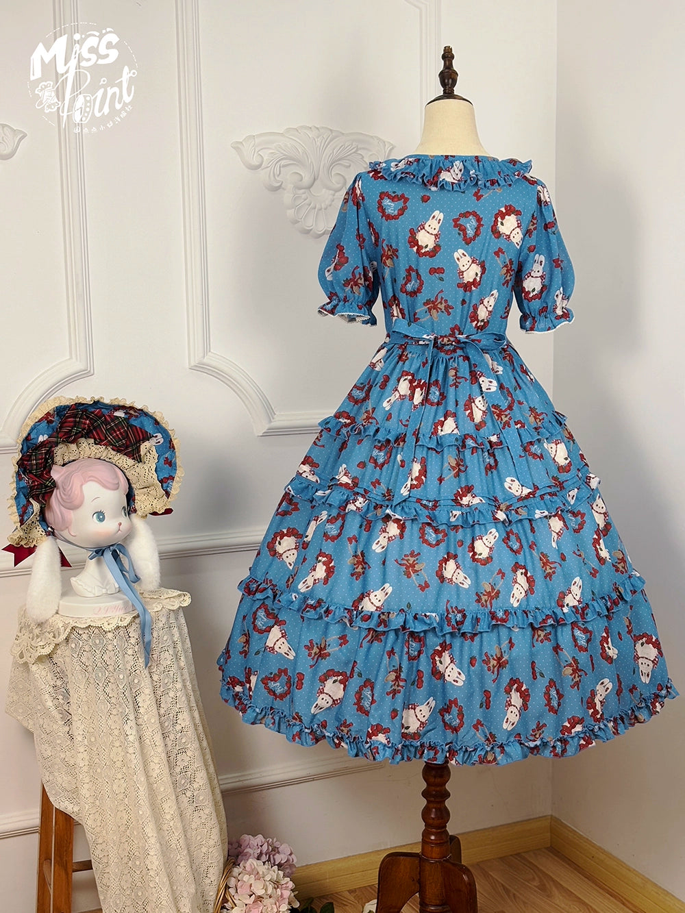 【予約販売】Sweet Berry Rabbit 半袖ワンピース