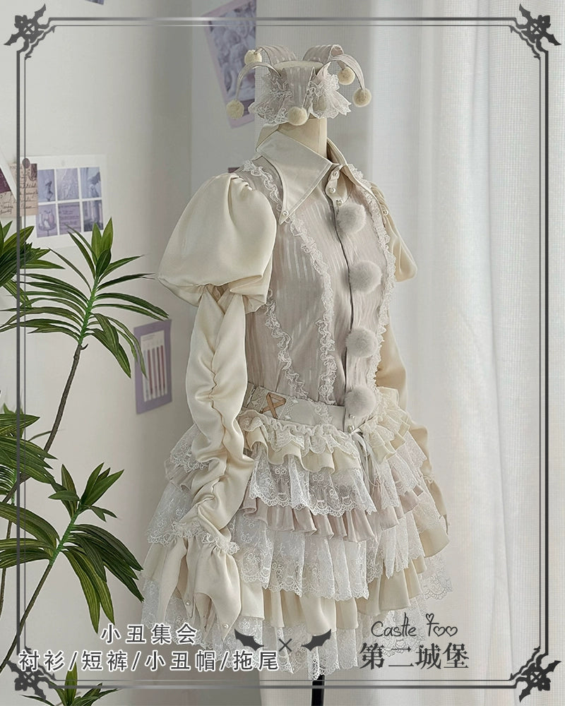 【受注予約5/28まで】Clown Party ショール兼オーバースカート・ハット