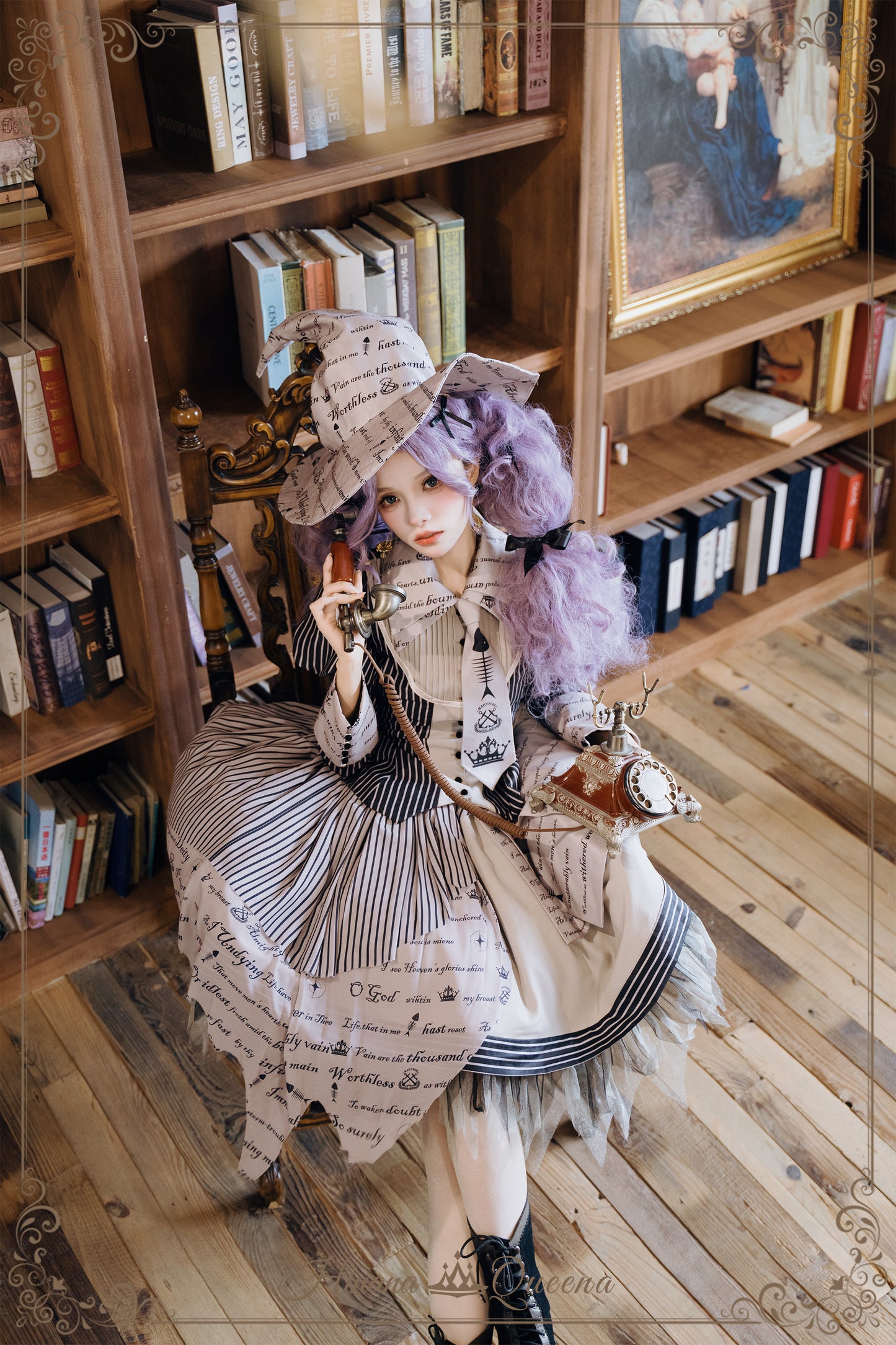 【受注予約11/12まで】暮夜 ストライプセットアップ