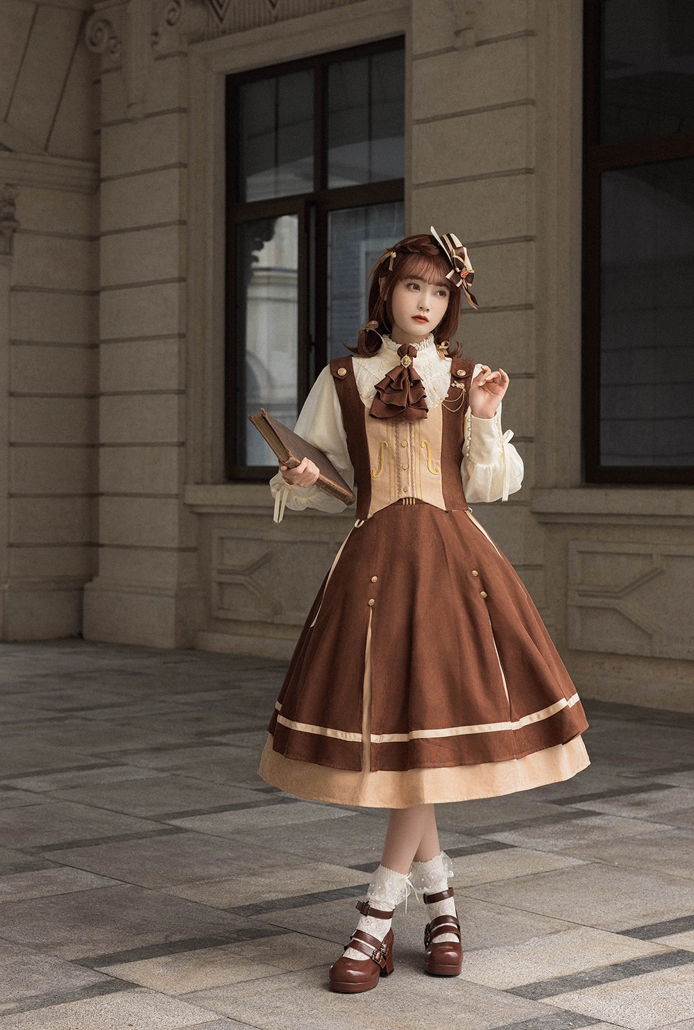 [Sale period has ended] Golden Movement Classical High Waist Skirt