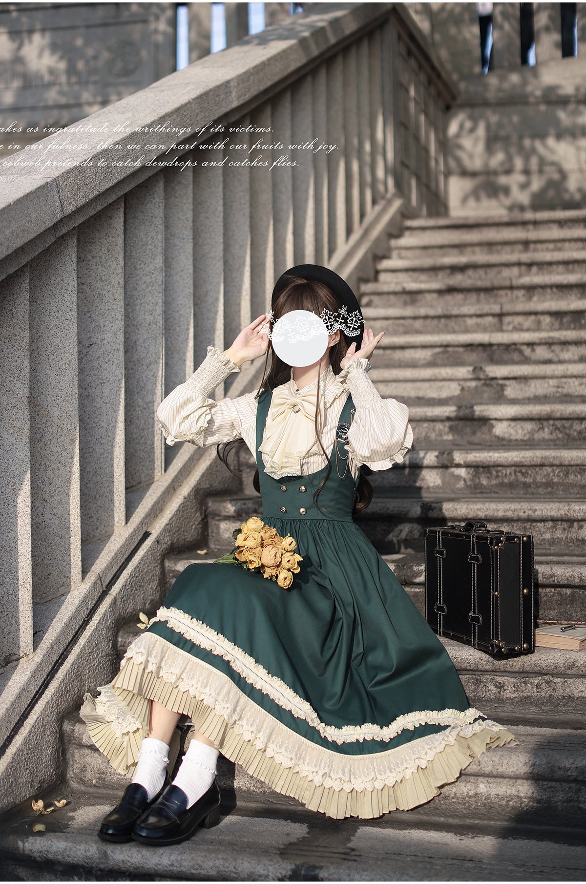 Artemis 魔法学院風ジャンパースカート・ブラウス・マント – ロリータ