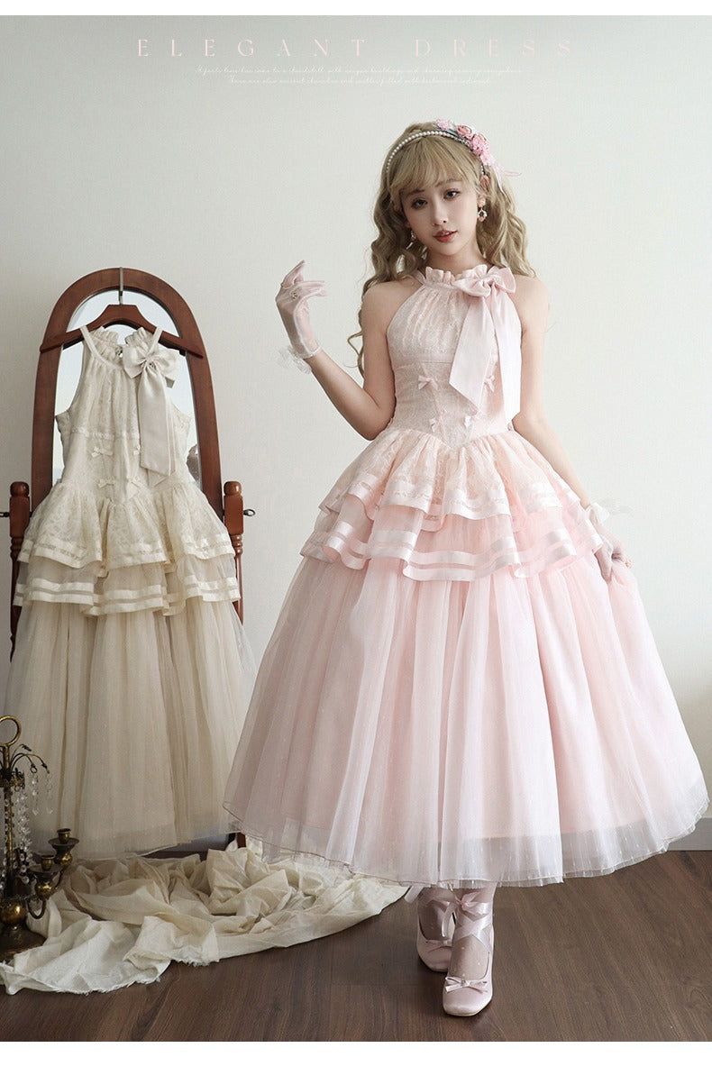 月光舞曲 ホルターネックドレス