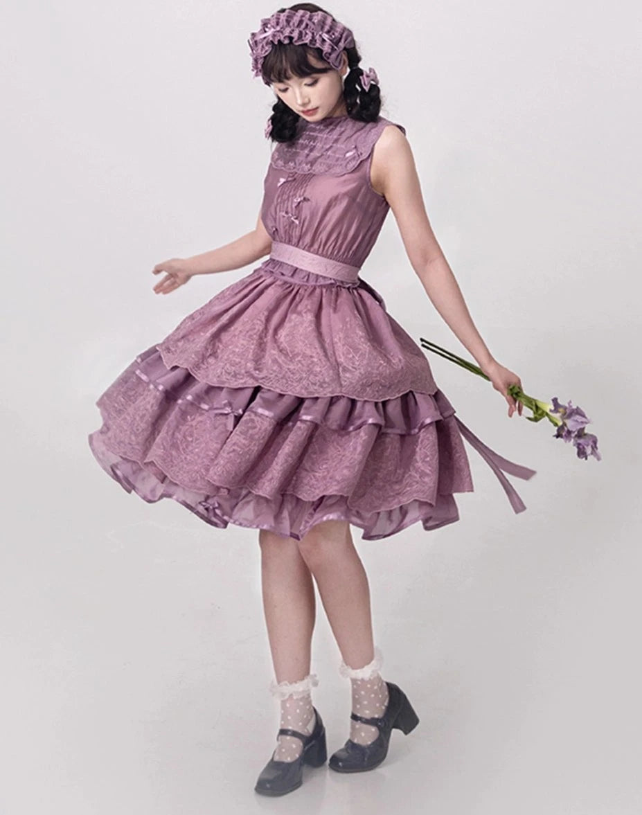 Fourteen-line Summer 4-tier skirt