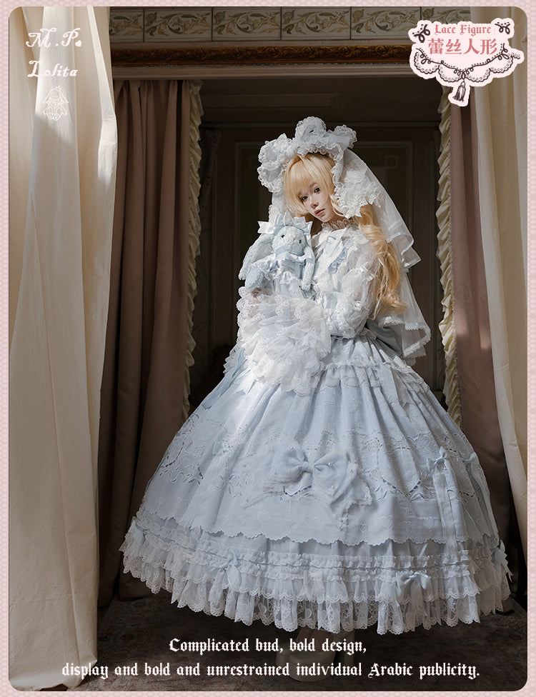 【受注予約12/23まで】Lace Figure 刺繍ラグジュアリードレス