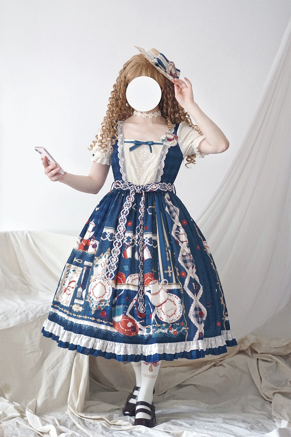 [Pre-order] Picnic Tea Party Square Neck Dress