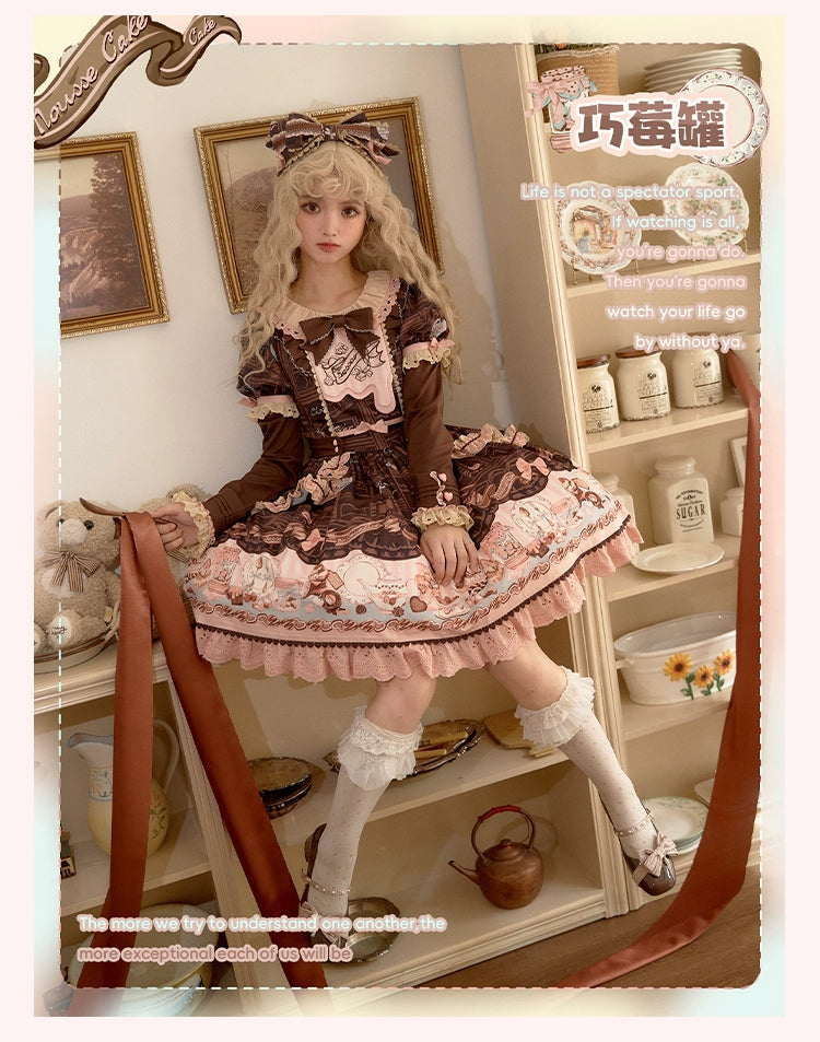 [Pre-orders until 10/24] Chocolat Dessert Can 2way Dress