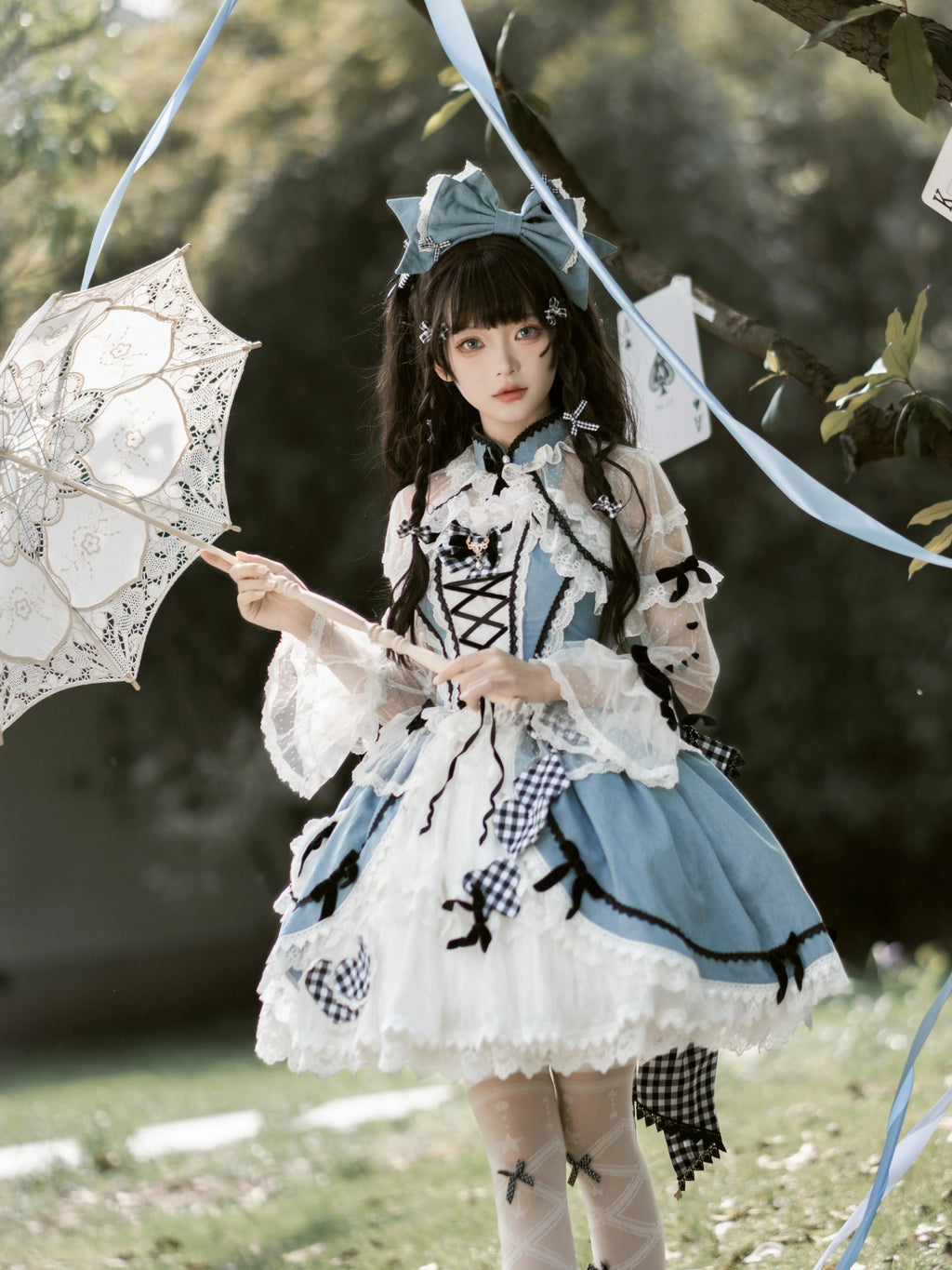 [Sales period ended] Alice in China Heart and Check Set