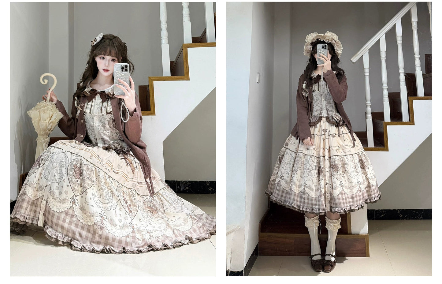 【受注予約2/12まで】Sepia Rose Town カーディガン