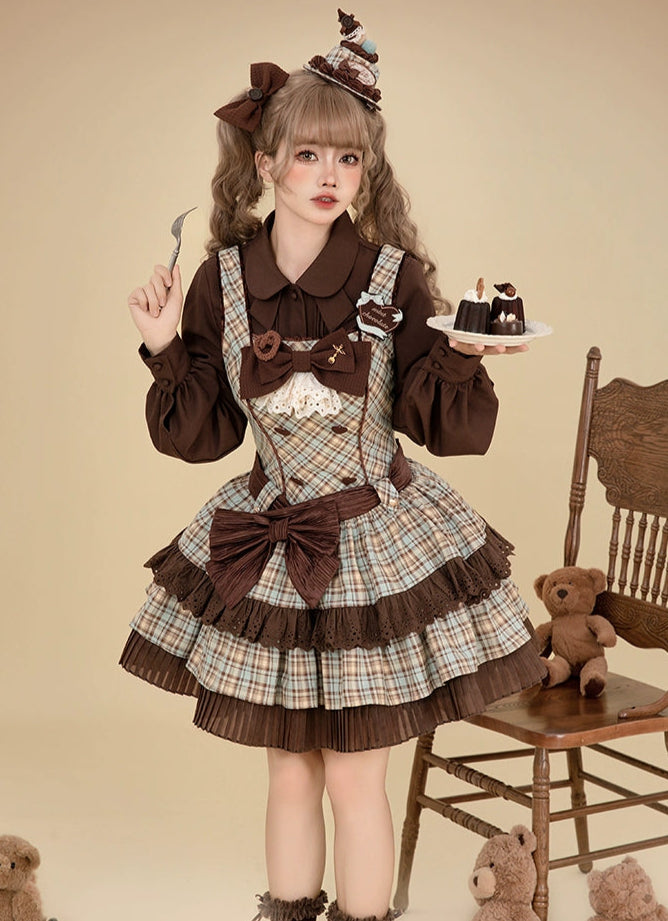 【受注予約7/28まで】Chocolate Mint Day ジャンパースカート