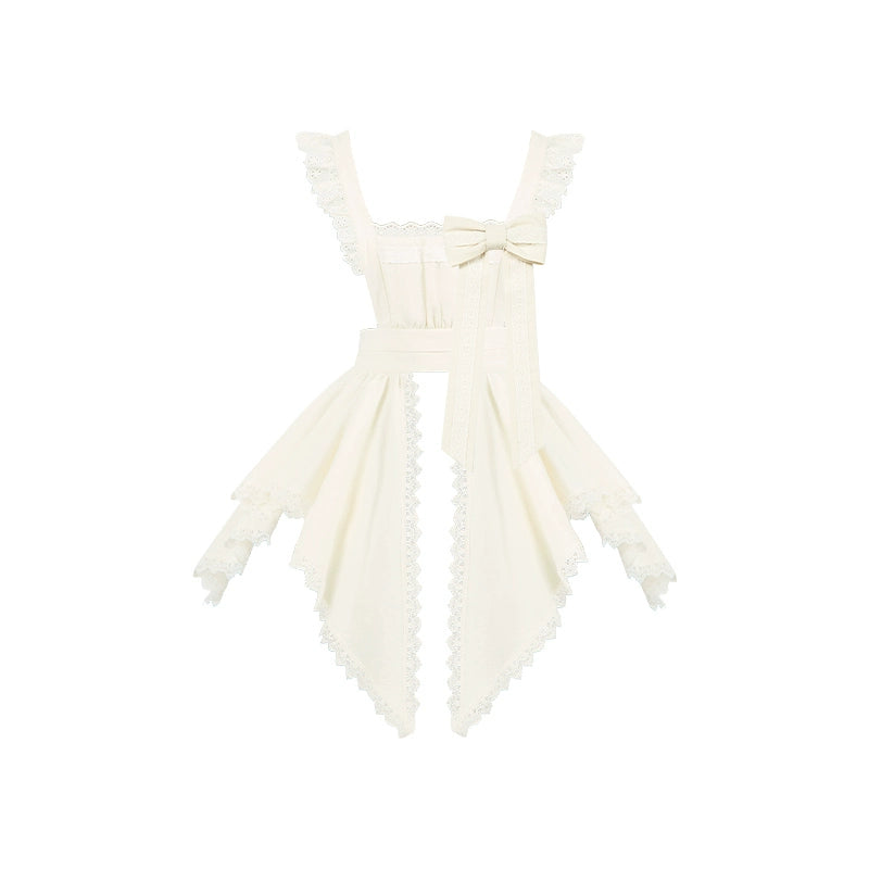 十六夜 和風メイドワンピースセット ロング丈