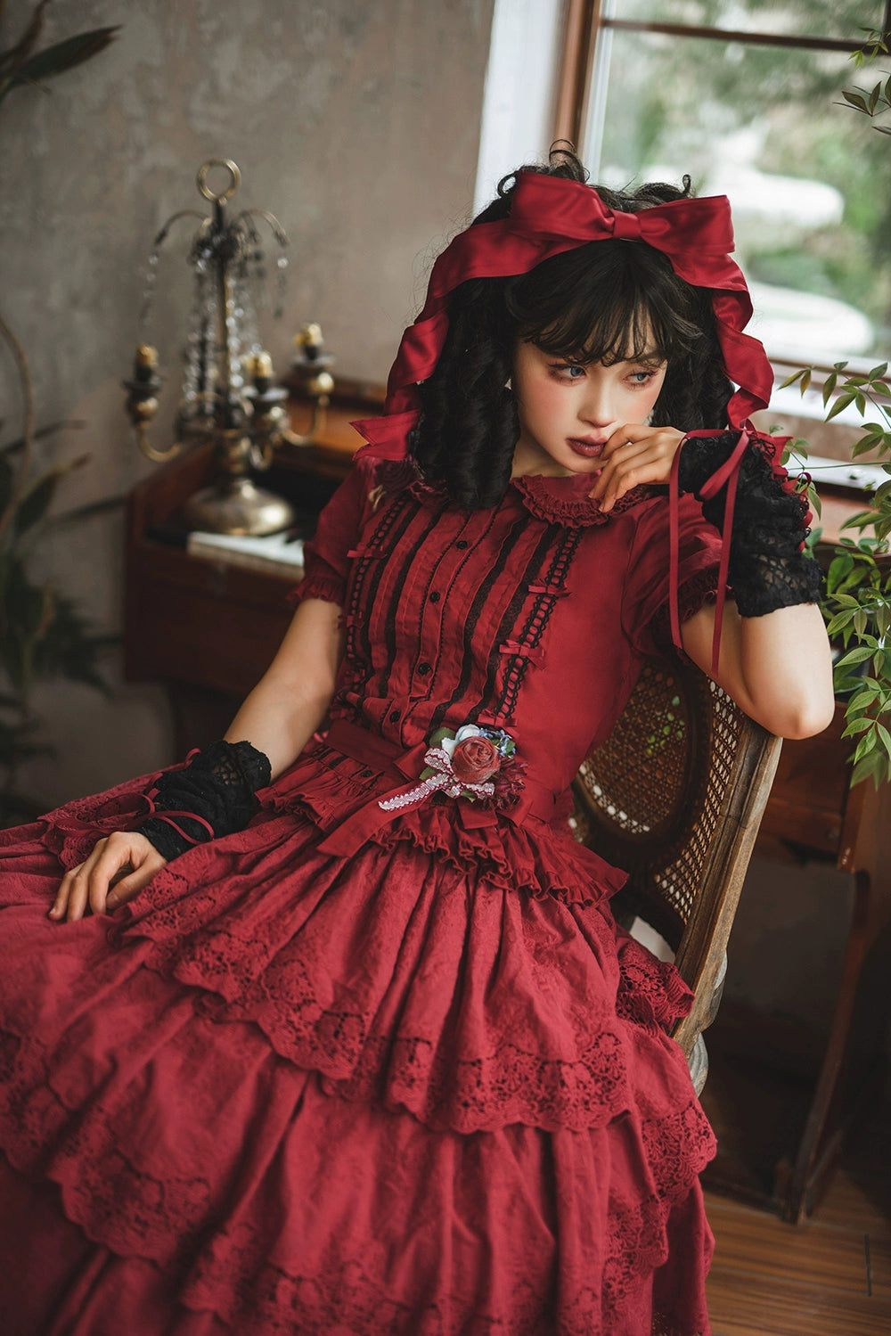 [Pre-order] Forest Rondo Short Sleeve Blouse