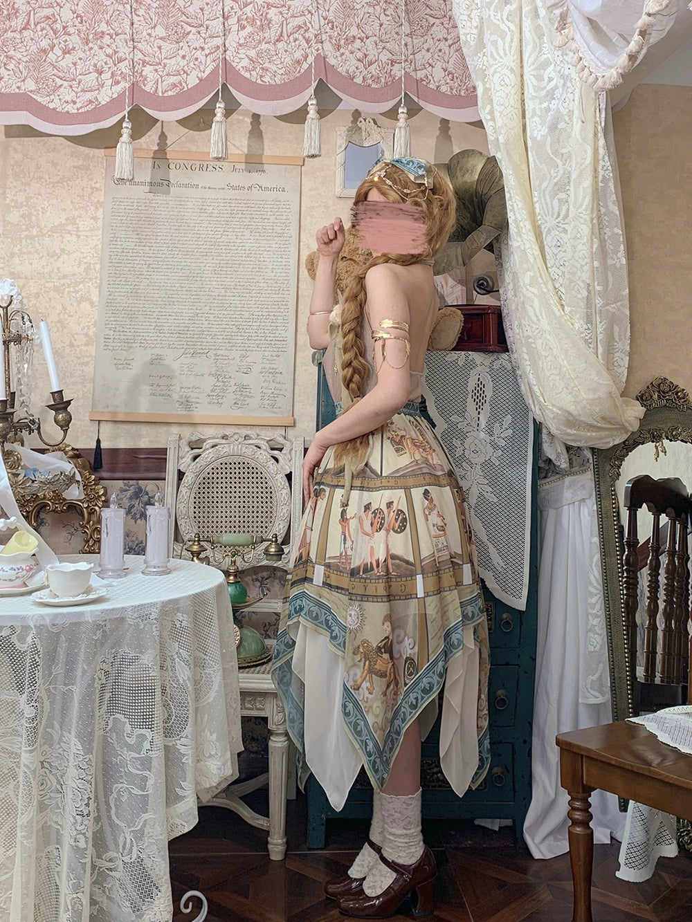 【受注予約6/12まで】Papyrus Story イレギュラーヘムスカート