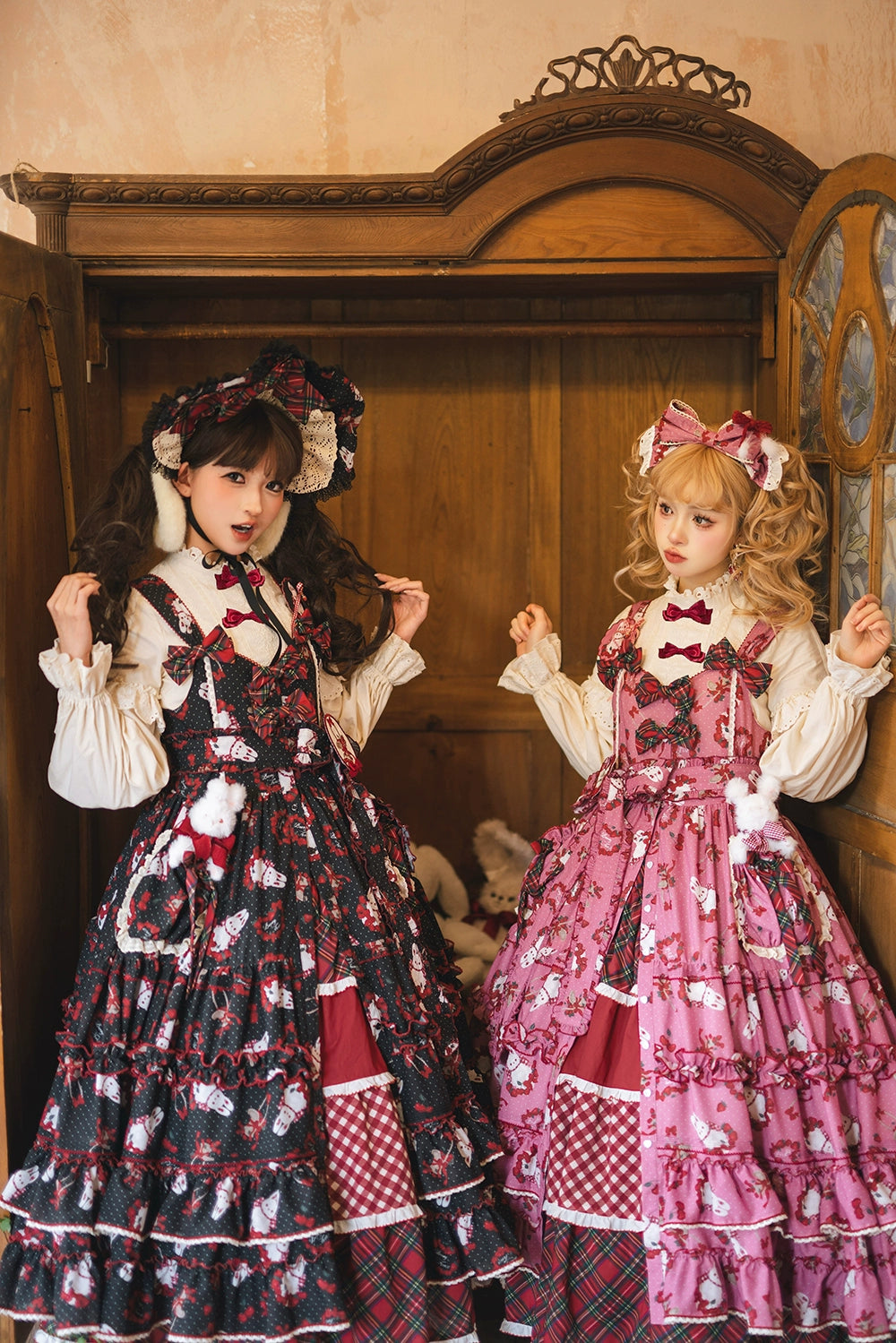 【予約販売】Sweet Berry Rabbit ジャンパースカート