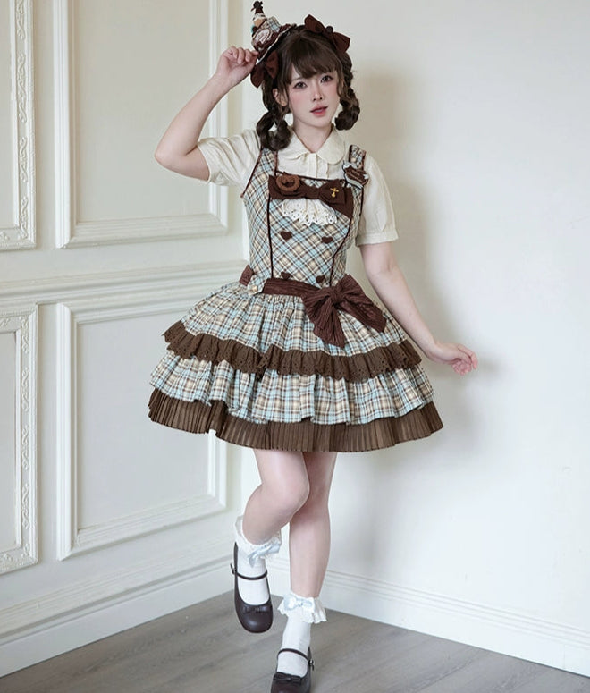 【受注予約7/28まで】Chocolate Mint Day ジャンパースカート