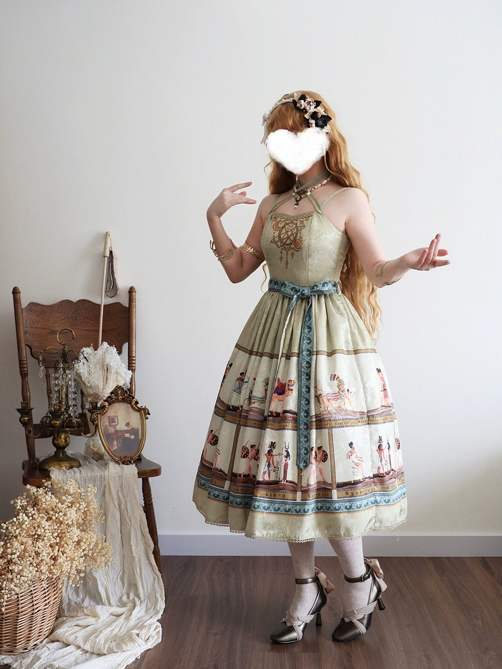 【受注予約6/12まで】Papyrus Story ジャンパースカート