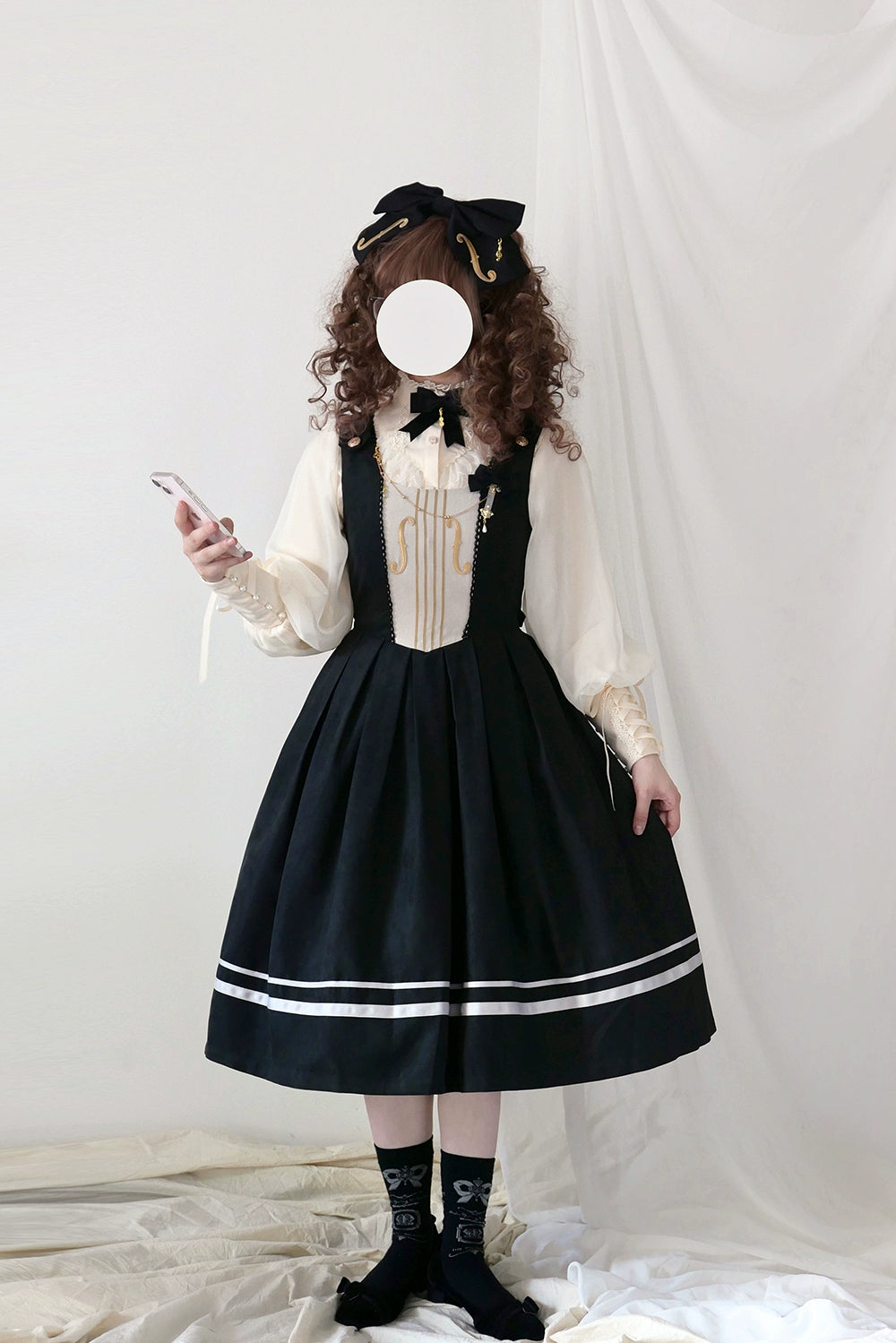 [Pre-order] Golden Movement Classical Jumper Skirt