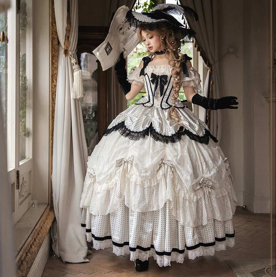 【受注予約11/23まで】The Nightingale of Paris モノトーンドレス・エレガントタイプ