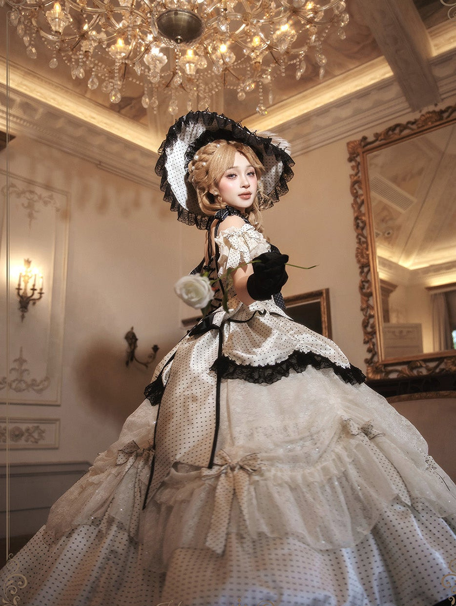 【受注予約11/23まで】The Nightingale of Paris モノトーンドレス・エレガントタイプ