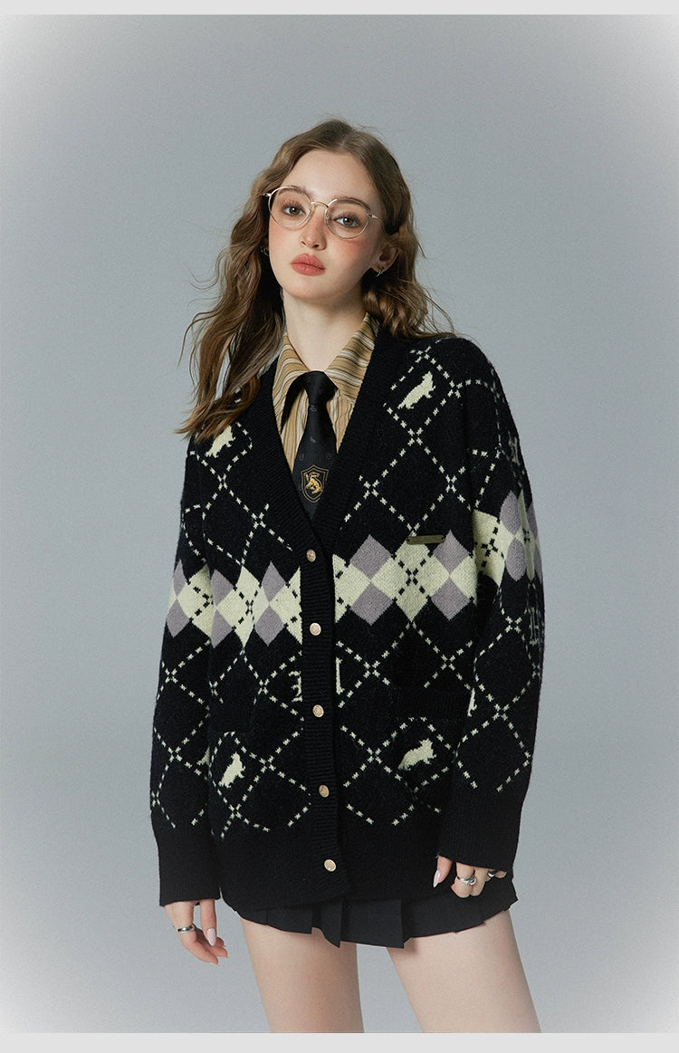 [Pre-order] Hogwarts School of Witchcraft and Wizardry Argyle School Cardigan