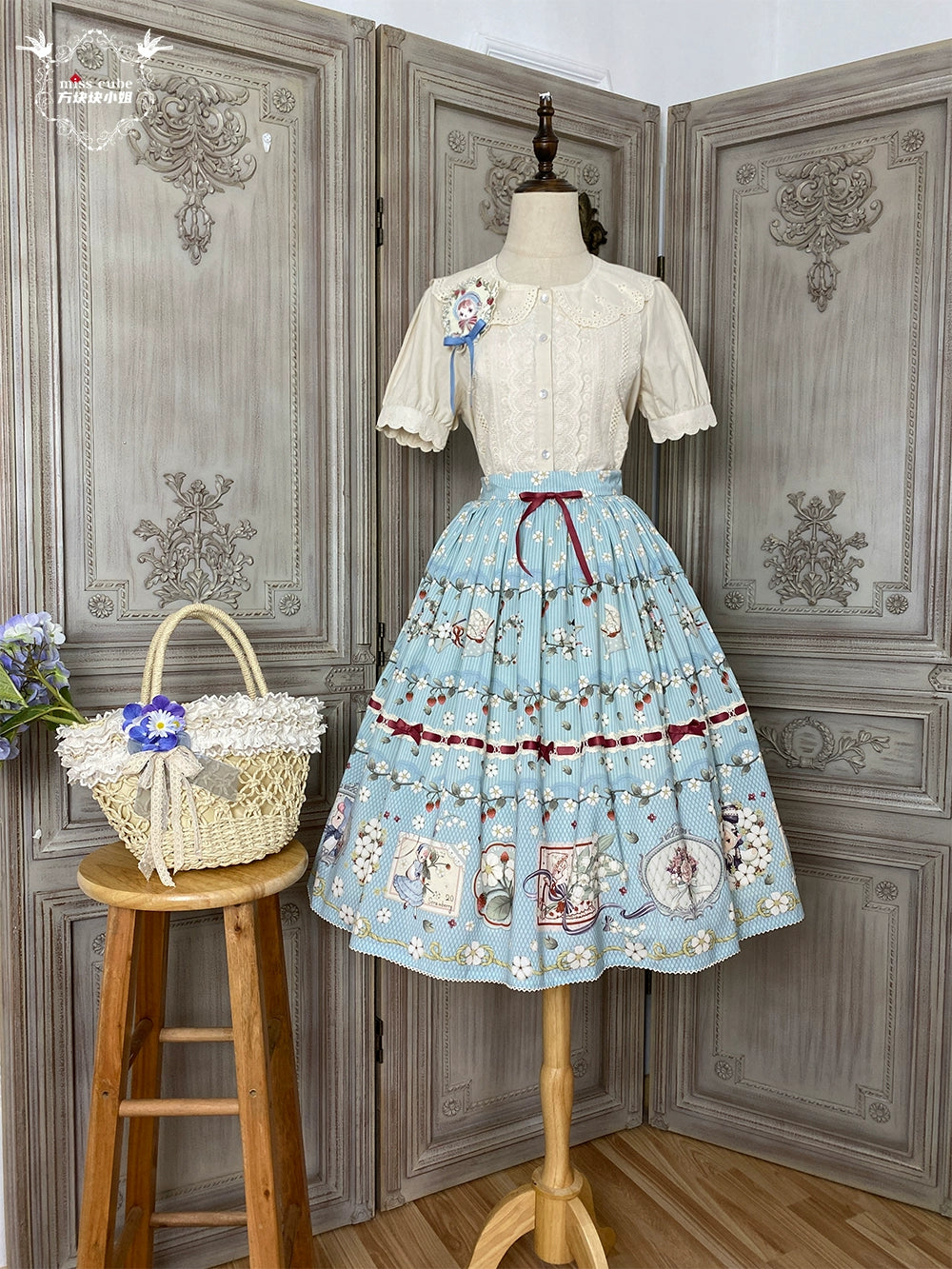 【予約販売】Sweetie Sheep プリントスカート