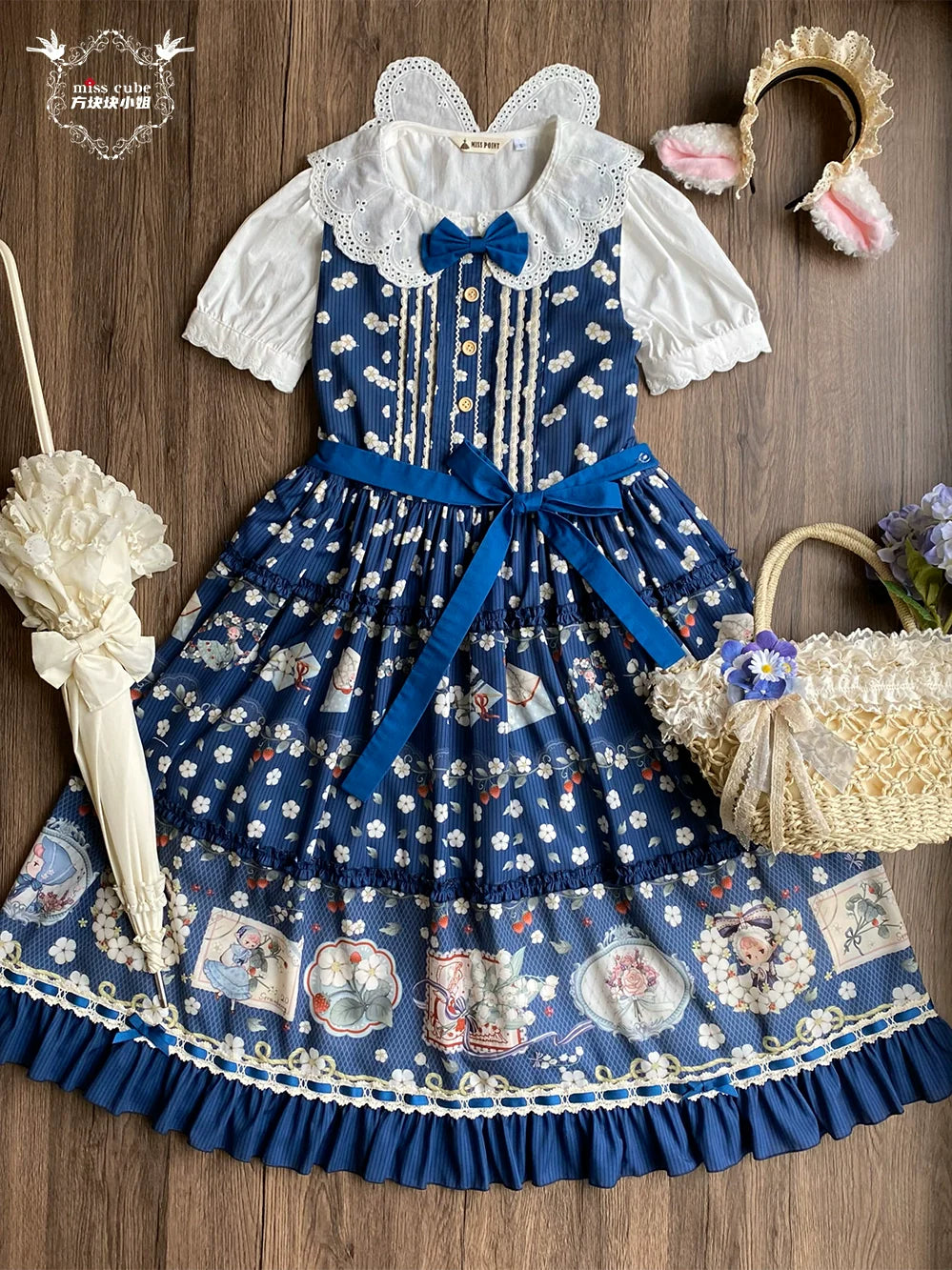 [Pre-orders available until 2/19] Sweetie Sheep Fake Layered Dress