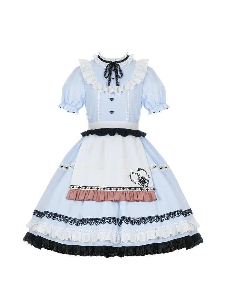 EAT ME Bunny ears Alice short sleeve dress