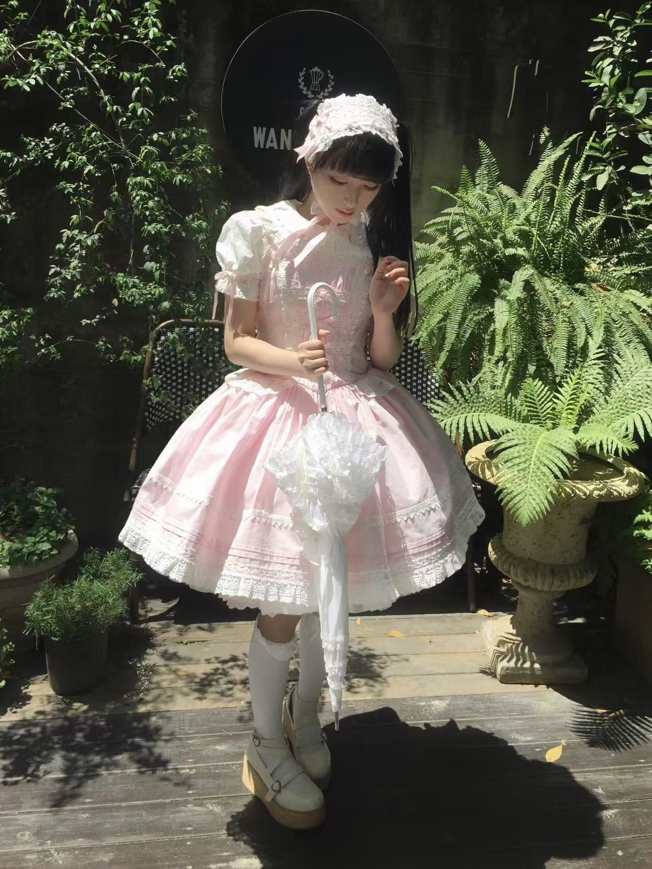 【受注予約5/21まで】Laura's Doll ローウエストジャンパースカート・全4色