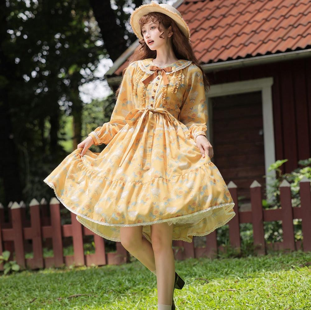 [Pre-order] Gardening Sunflower Daily Dress