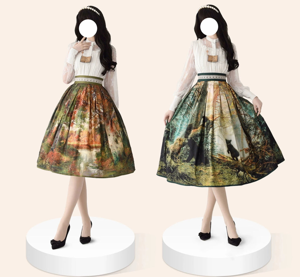 Oil painting collection 油絵絵画集スカート 全8作品