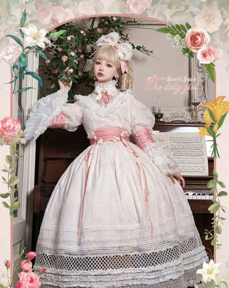 [Sales period ended] Girl doll 16th girl rose and lily dress