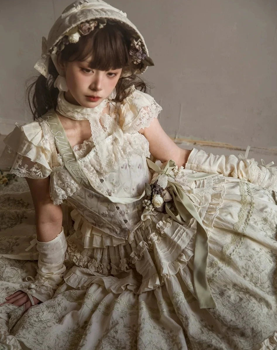 [Only available when purchased together] Fourteen-line poems Head dresses, hats, cloth belts, corsages and other accessories