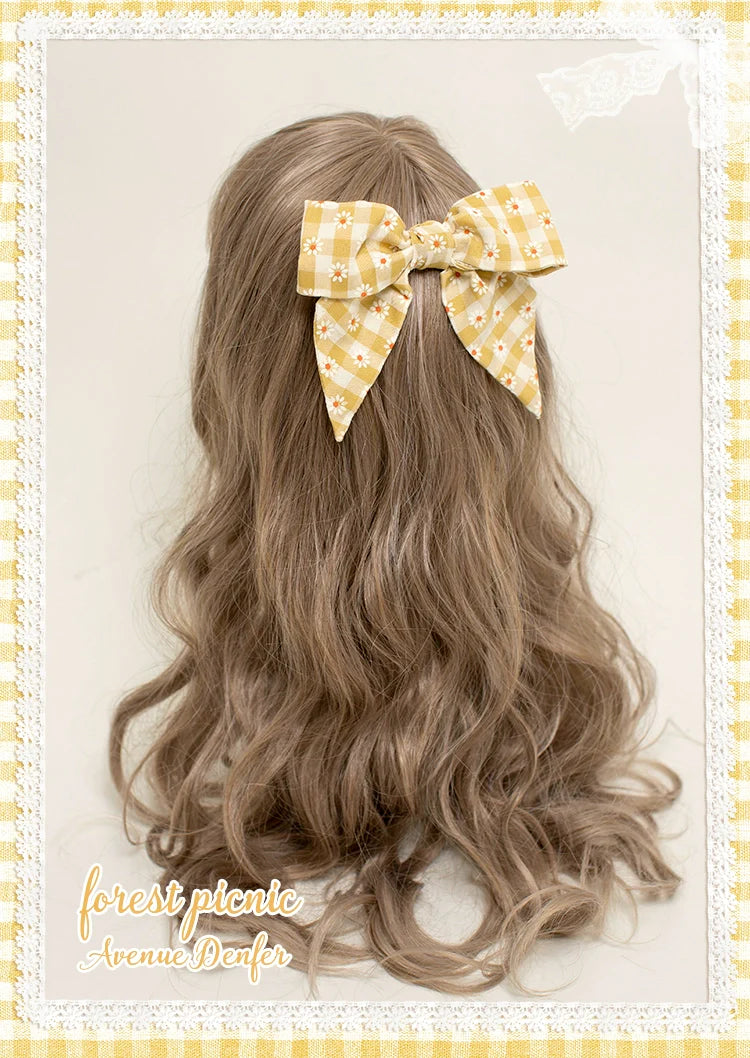 Day's eye gingham check hair accessories
