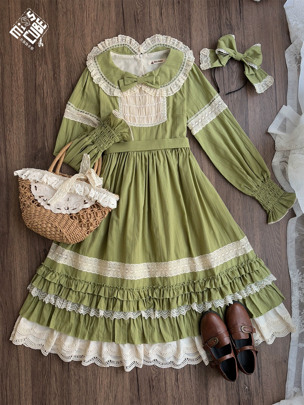 【予約販売】Sweetie Sheep フリルワンピース・無地タイプ