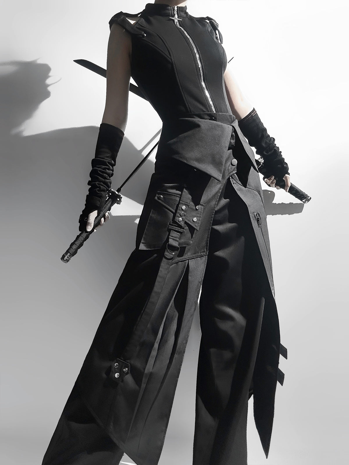 Knight Blade ダブルベルトロングパンツ4点セット