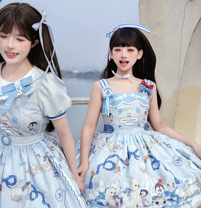 Penguin Navy マリンスタイルジャンパースカート