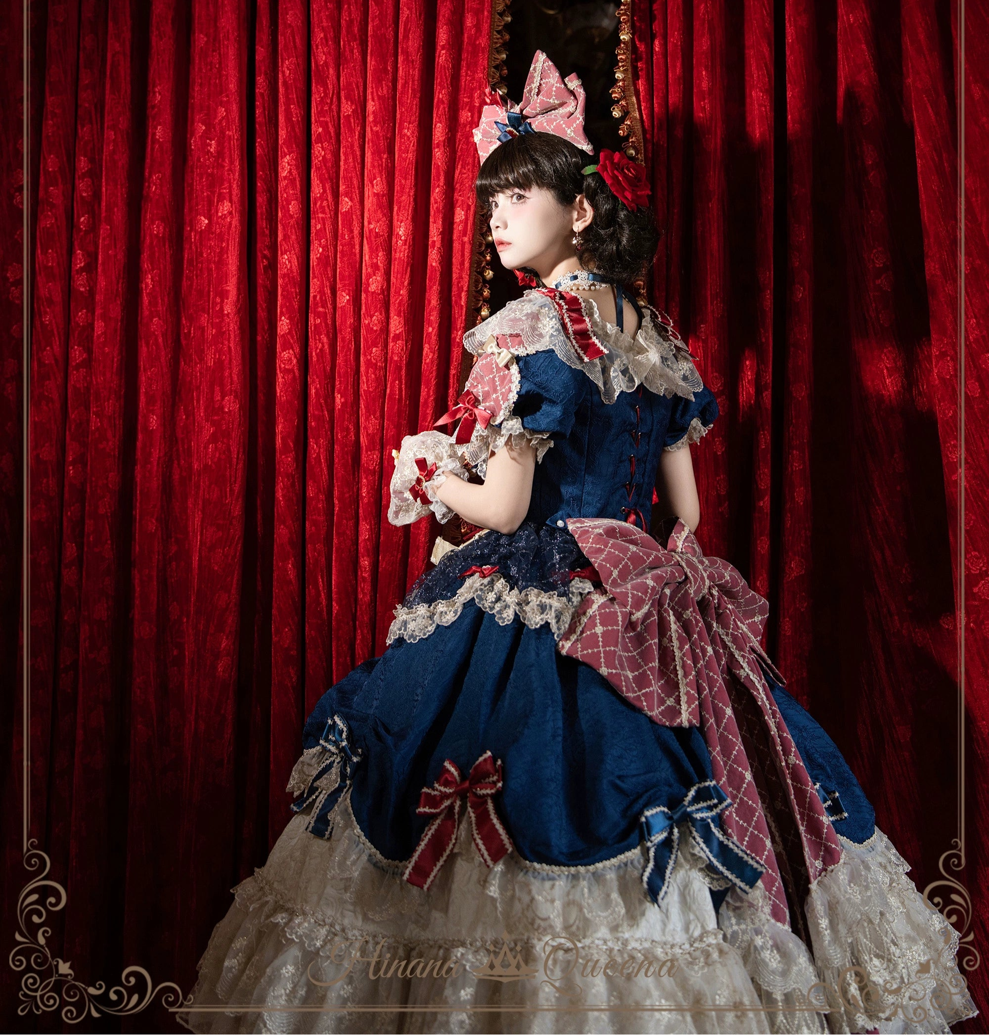 Mirror Snow White プリンセススイートドレス・ネイビー