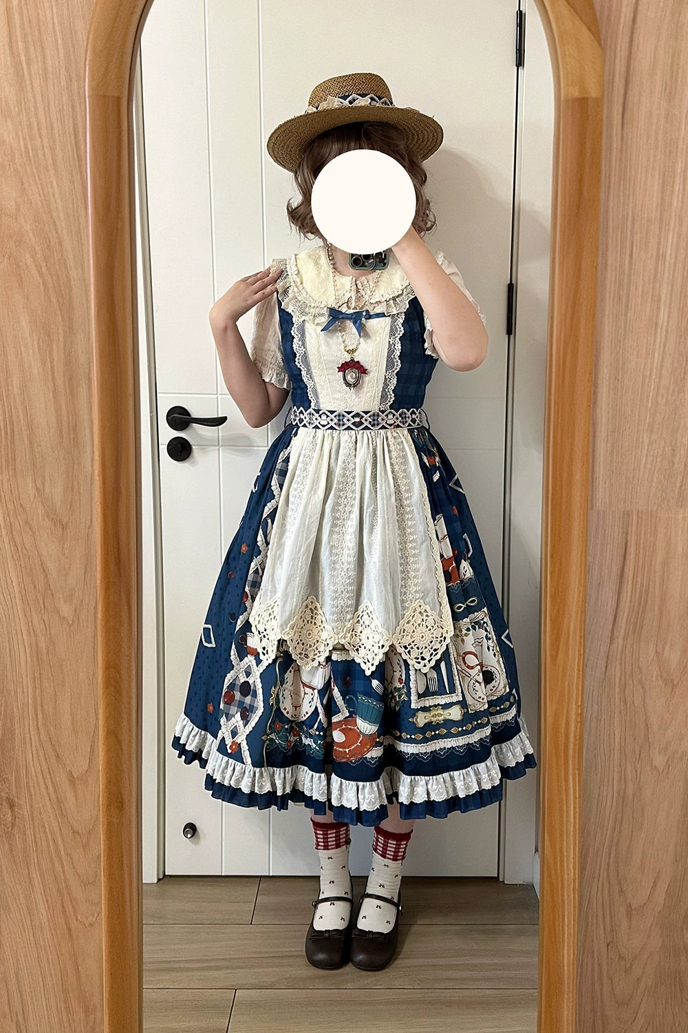 [Pre-order] Picnic Tea Party Square Neck Dress