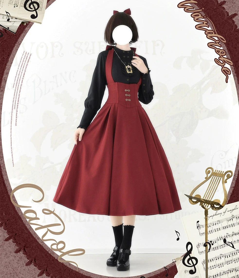 [Pre-order] Forest Carol Jumper Skirt, Long Length