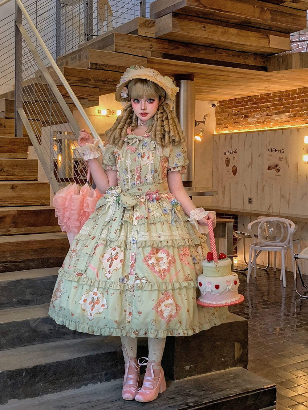 [Pre-orders available until 2/19] Cat Rose Tea Party Daily Dress