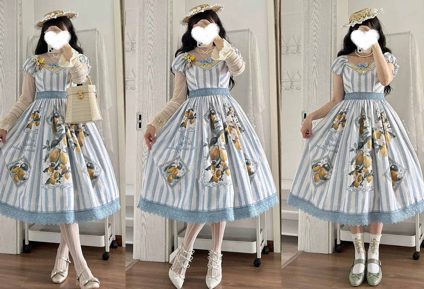 [Pre-orders available until 5/10] Lemon Island short-sleeved dress