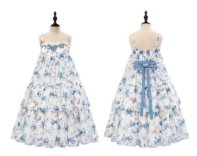 [Pre-orders available until 2/10] Ribbon Eternal Garden long tiered skirt
